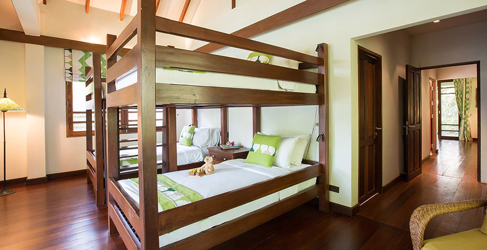 Villa Waimarie - Bunk bed guest bedroom